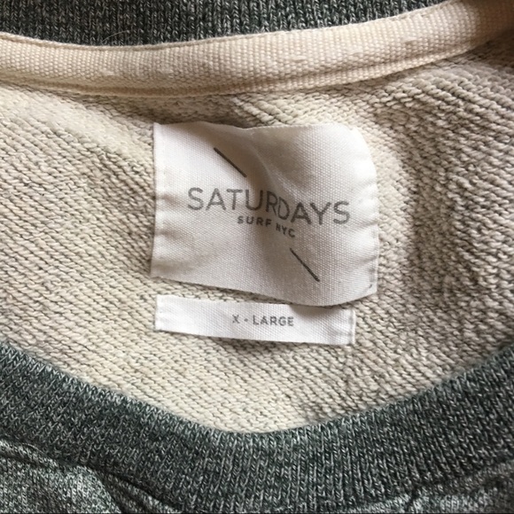 Saturdays Men’s Crew Sweatshirt - Picture 3 of 3